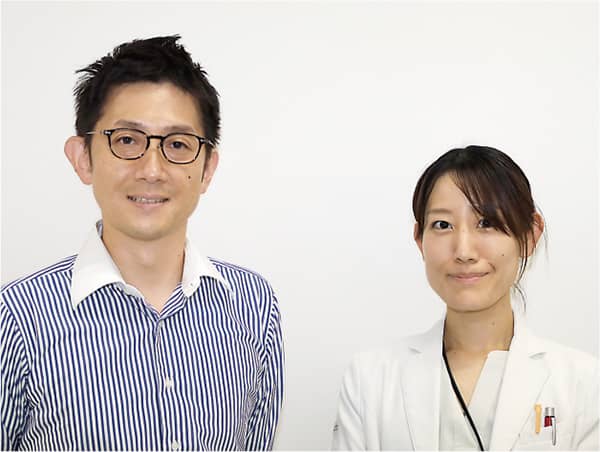 折居　誠医師（左）と曽根美都医師（右）の写真